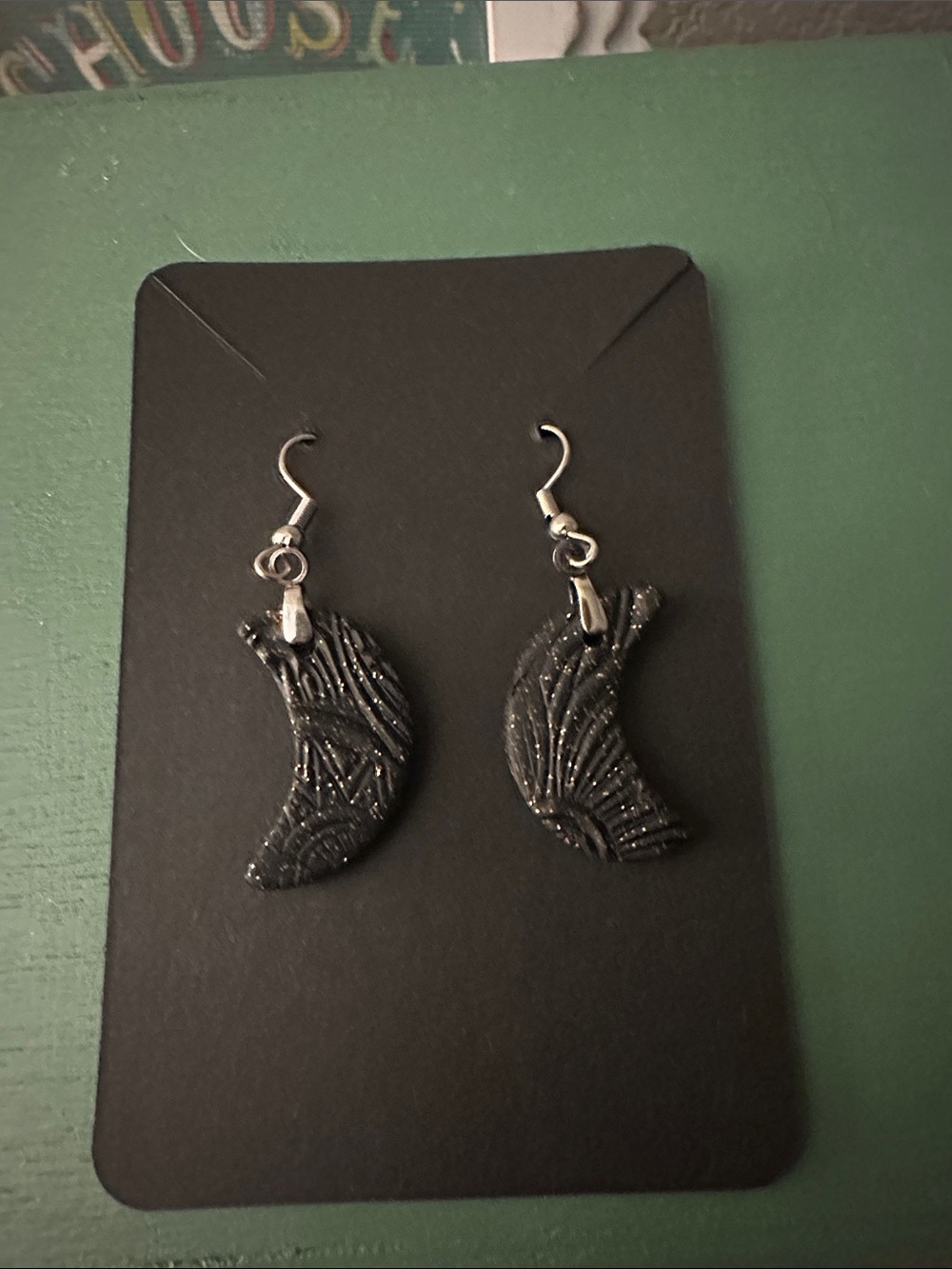 Polymer clay earrings